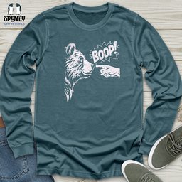 Bear Boop Unisex Long Sleeve Tee Gift For Animal Lover