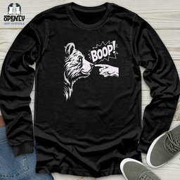 Bear Boop Unisex Long Sleeve Tee Gift For Animal Lover