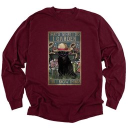 Garden And Know Things Long Sleeve Shirt T Shirt Gift For Gardener