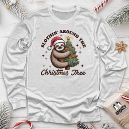Christmas Tree Unisex Long Sleeve Tee Gift For Animal Lover