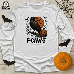 F Caw F Unisex Long Sleeve Tee Gift For Animal Lover