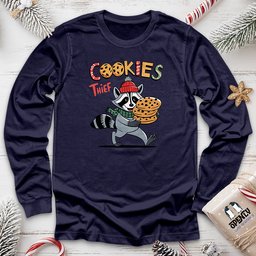 Cookies Thief Unisex Long Sleeve Tee Gift For Animal Lover