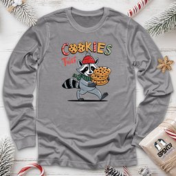 Cookies Thief Unisex Long Sleeve Tee Gift For Animal Lover