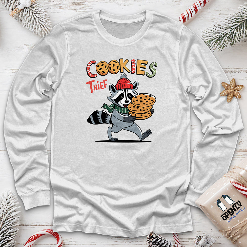 Cookies Thief Unisex Long Sleeve Tee Gift For Animal Lover