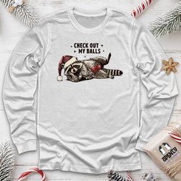 Check Out My Balls Unisex Long Sleeve Tee Gift For Animal Lover