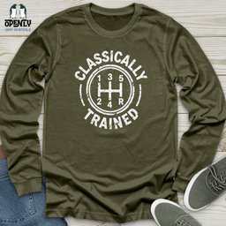 Classically Trained Unisex Long Sleeve Tee Gift For Animal Lover