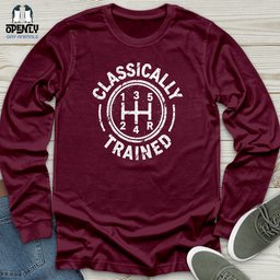 Classically Trained Unisex Long Sleeve Tee Gift For Animal Lover