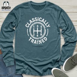 Classically Trained Unisex Long Sleeve Tee Gift For Animal Lover