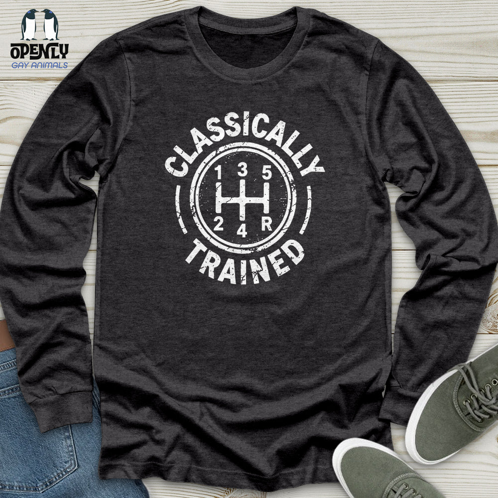 Classically Trained Unisex Long Sleeve Tee Gift For Animal Lover