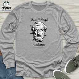 Ehh Good Enough Mediocrates Unisex Long Sleeve Tee Gift For Animal Lover