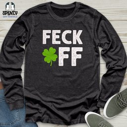Feck Off Unisex Long Sleeve Tee Gift For Animal Lover