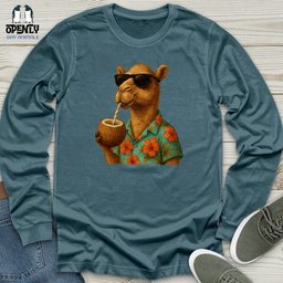 Chill Camel Club Unisex Long Sleeve Tee Gift For Animal Lover