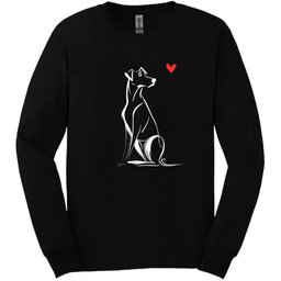 Rhodesian Ridgeback Sketch Dog Long Sleeve Tee Gift For Dog Lover