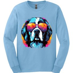 Saint Bernard Top Dog Long Sleeve Shirt Gift For Dog Lover