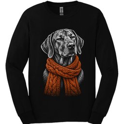 Rhodesian Ridgeback Winter Dog Long Sleeve Shirt Gift For Dog Lover