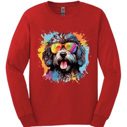 Portuguese Water Dog Top Dog Long Sleeve Shirt Gift For Dog Lover
