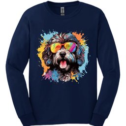 Portuguese Water Dog Top Dog Long Sleeve Shirt Gift For Dog Lover