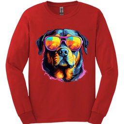 Rottweiler Top Dog Long Sleeve Shirt Gift For Dog Lover
