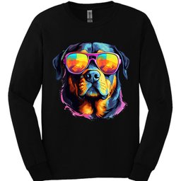 Rottweiler Top Dog Long Sleeve Shirt Gift For Dog Lover
