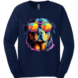 Rottweiler Top Dog Long Sleeve Shirt Gift For Dog Lover