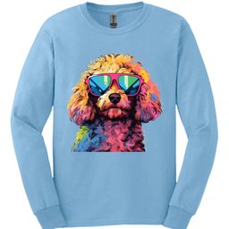 Poodle Top Dog Long Sleeve Shirt Gift For Dog Lover