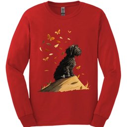 Portuguese Water Dog Fall Dog Long Sleeve Shirt Gift For Dog Lover