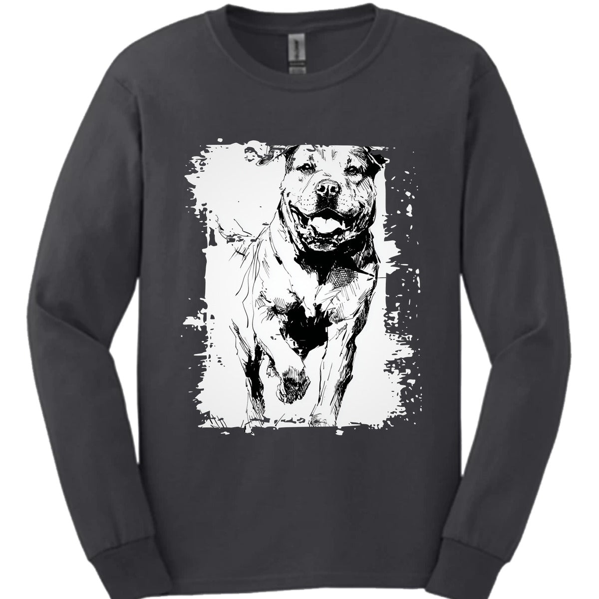 Rottweiler Running Dog Long Sleeve Shirt Gift For Dog Lover