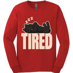 Schipperke Tired Dog Long Sleeve Shirt Gift For Dog Lover