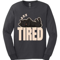 Schipperke Tired Dog Long Sleeve Shirt Gift For Dog Lover