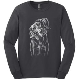 Sprocker Tilted Dog Long Sleeve Shirt Gift For Dog Lover