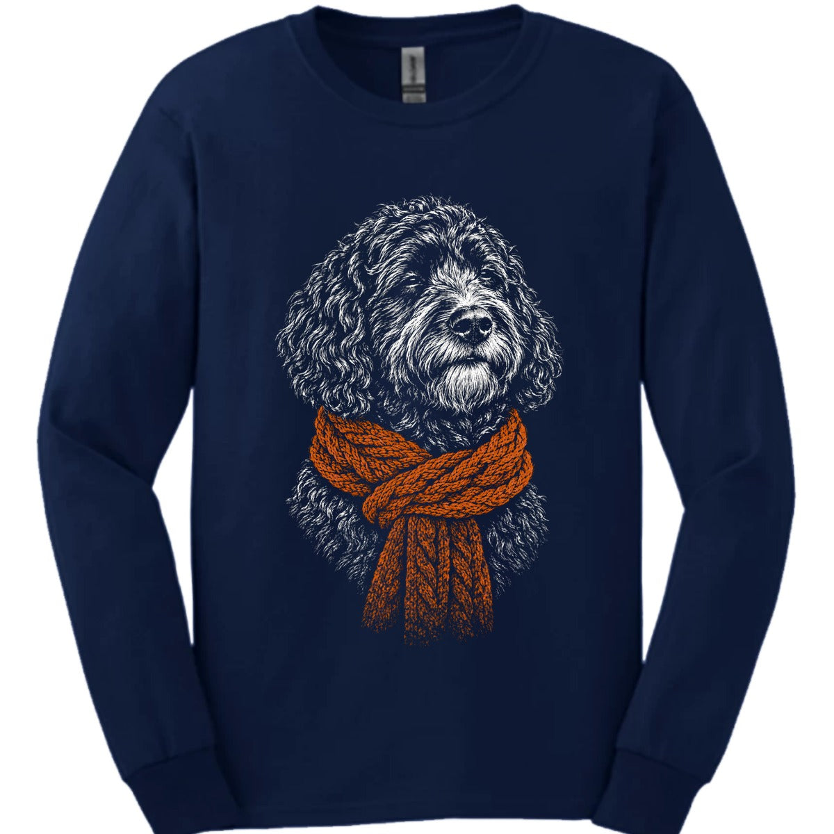 Portuguese Water Dog Winter Dog Long Sleeve Shirt Gift For Dog Lover