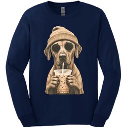 Rhodesian Ridgeback Hipster Dog Long Sleeve Shirt Gift For Dog Lover