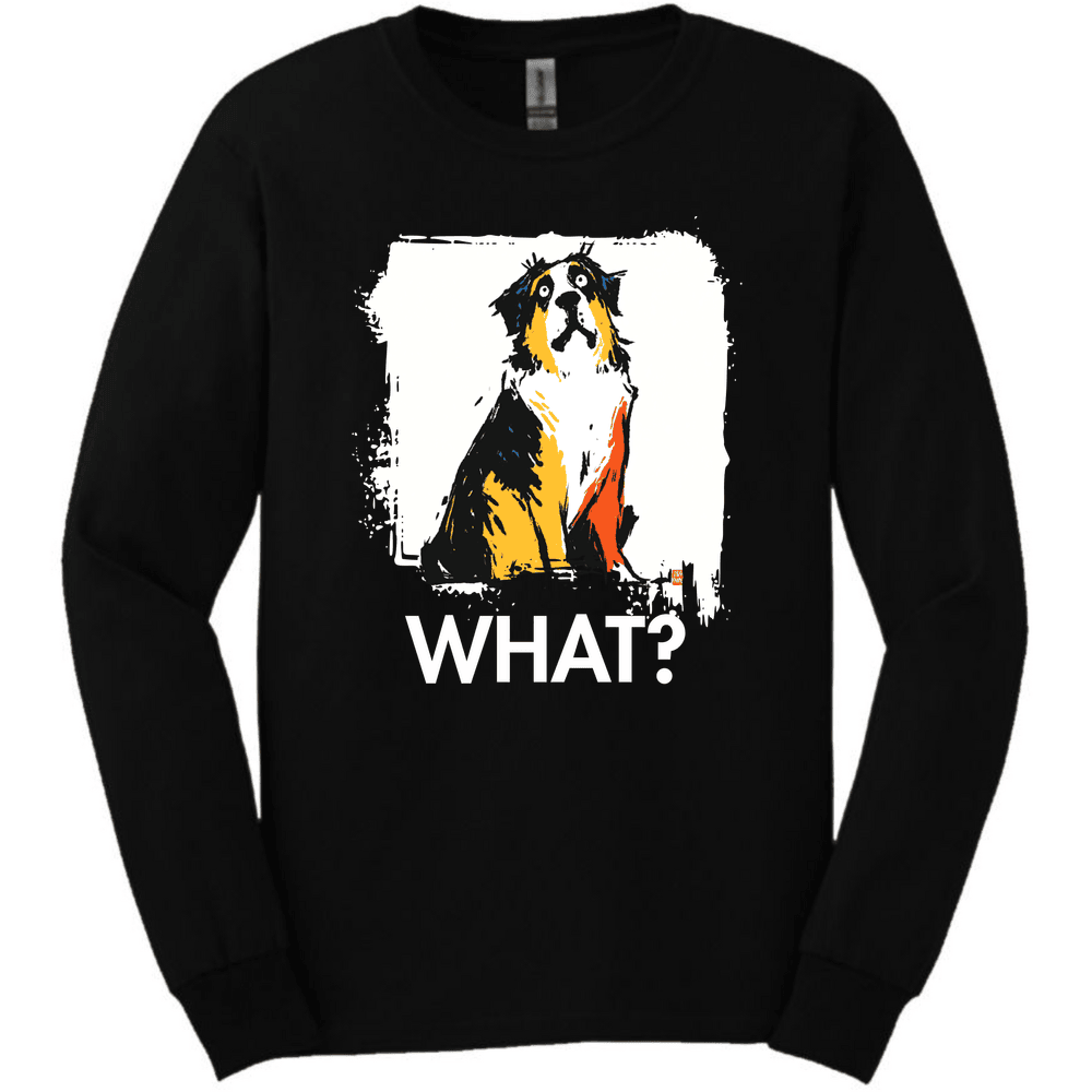 Saint Bernard What Dog Long Sleeve Tee Gift For Dog Lover
