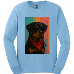 Rottweiler Punk Dog Long Sleeve Shirt Gift For Dog Lover