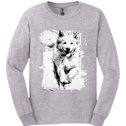 Samoyed Running Dog Long Sleeve Shirt Gift For Dog Lover