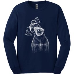Pumi Tilted Dog Long Sleeve Shirt Gift For Dog Lover