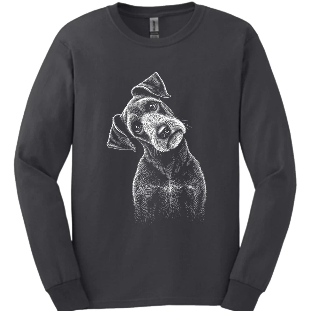 Pumi Tilted Dog Long Sleeve Shirt Gift For Dog Lover