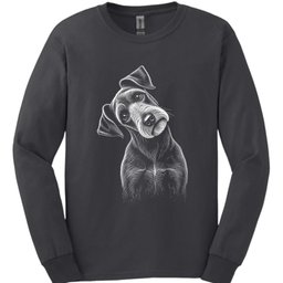 Pumi Tilted Dog Long Sleeve Shirt Gift For Dog Lover