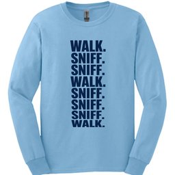 Walk Sniff Long Sleeve Shirt Gift For Dog Lover