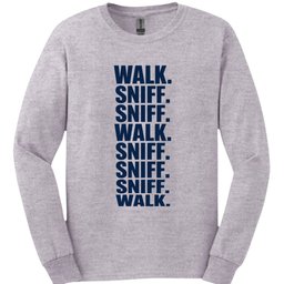 Walk Sniff Long Sleeve Shirt Gift For Dog Lover