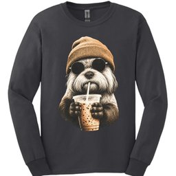 Shih Tzu Hipster Dog Long Sleeve Shirt Gift For Dog Lover
