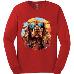 Sussex Spaniel Top Dog Long Sleeve Shirt Gift For Dog Lover