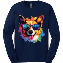 Welsh Corgi Top Dog Long Sleeve Shirt Gift For Dog Lover