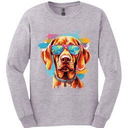 Vizsla Top Dog Long Sleeve Shirt Gift For Dog Lover