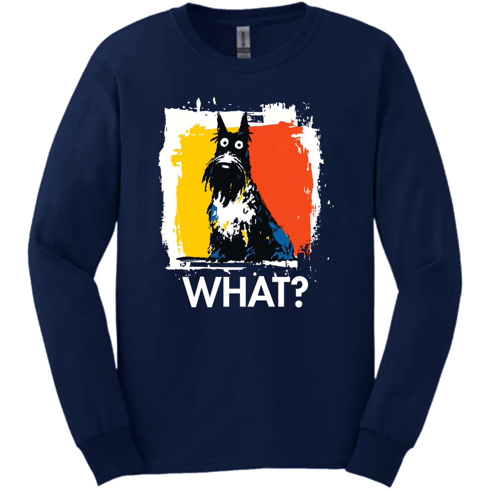 Scottish Terrier What Dog Long Sleeve Tee Gift For Dog Lover