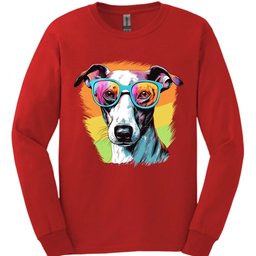 Whippet Top Dog Long Sleeve Shirt Gift For Dog Lover