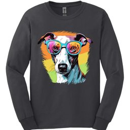 Whippet Top Dog Long Sleeve Shirt Gift For Dog Lover