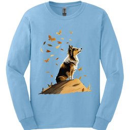 Shetland Sheepdog Fall Dog Long Sleeve Shirt Gift For Dog Lover