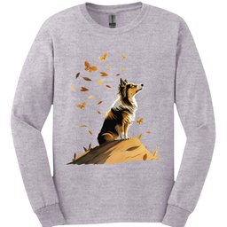 Shetland Sheepdog Fall Dog Long Sleeve Shirt Gift For Dog Lover