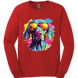 Weimaraner Top Dog Long Sleeve Shirt Gift For Dog Lover